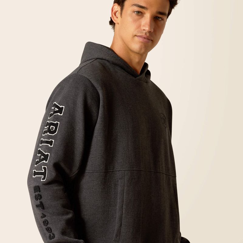 Ariat Men's Rabere Hoodie - Charcoal-2